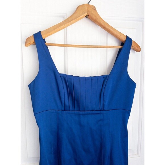 Calvin Klein blue satin dress - Picture 3 of 7